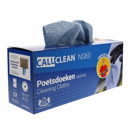 CaluClean Industry poetsdoeken NS60 Special  blauw 60st