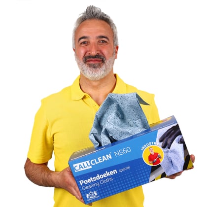 CaluClean Industry poetsdoeken NS60 Special  blauw 60st