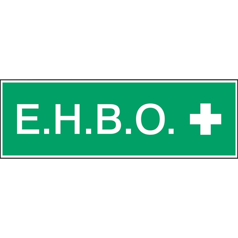 Brady bord "EHBO"