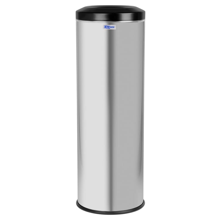 CaluBin vlamdovende afvalbak black steel 30ltr