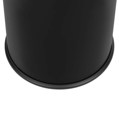 CaluBin vlamdovende afvalbak black steel 30ltr 