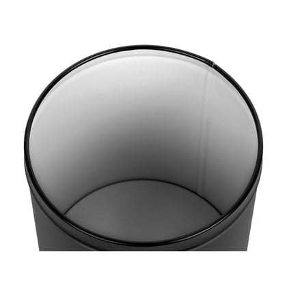 CaluBin vlamdovende afvalbak black steel 30ltr 