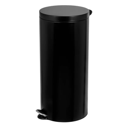 CaluBin pedaalemmer black steel 30ltr 