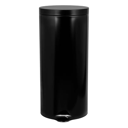 CaluBin pedaalemmer black steel 30ltr 