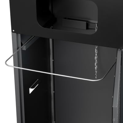 CaluBin afvalbak voor buiten 180ltr zwart