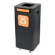 CaluBin modulair recyclingsstation zwart 70ltr PMD