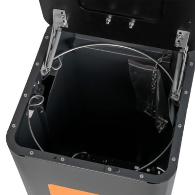CaluBin modulair recyclingsstation zwart 70ltr PMD