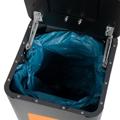 CaluBin modulair recyclingsstation zwart 70ltr PMD
