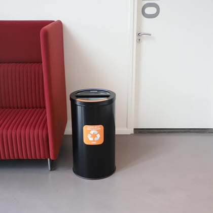CaluBin recyclingsstation zwart 2x35ltr