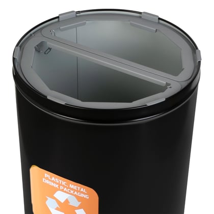 CaluBin recyclingsstation zwart 2x35ltr