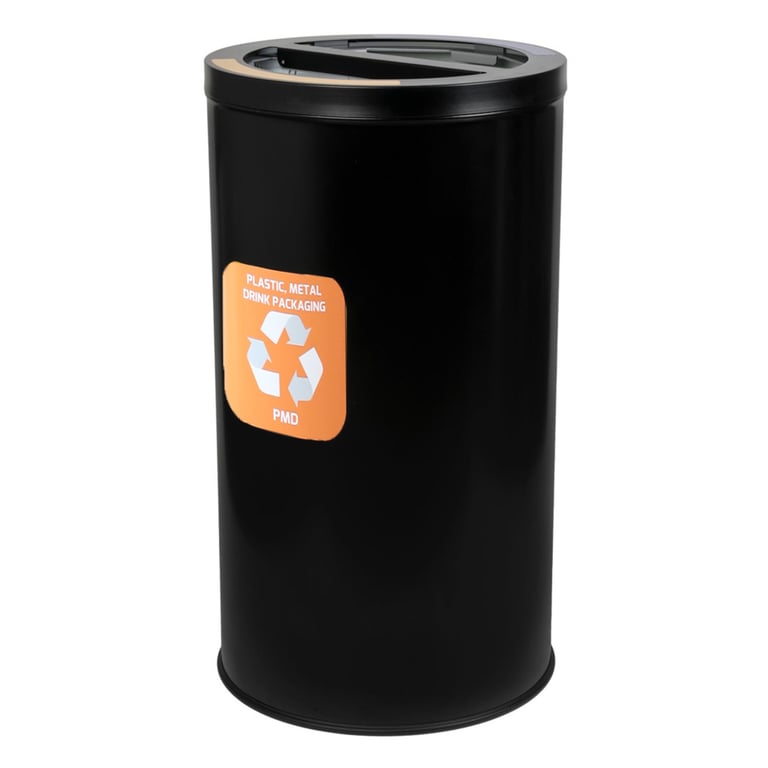 CaluBin recyclingsstation zwart