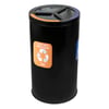 CaluBin recyclingsstation zwart 3x25ltr 