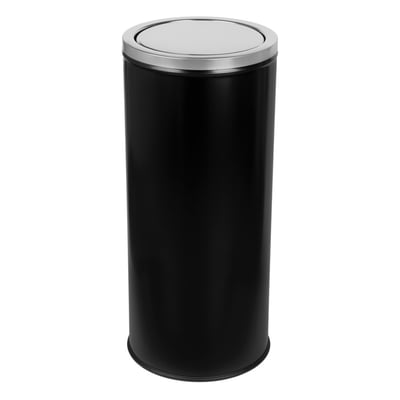 CaluBin afvalbak met swingdeksel zwart 45ltr