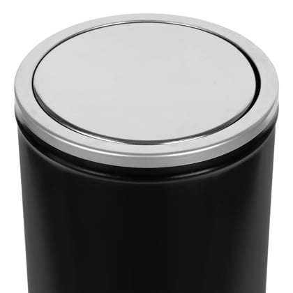 CaluBin afvalbak met swingdeksel zwart 45ltr