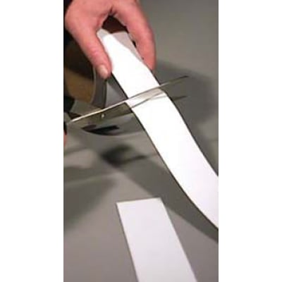 Brady blanco magnetische strips 80mm x 10mtr wit