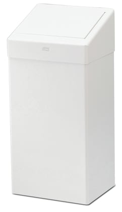 Tork afvalbak metaal 50ltr wit