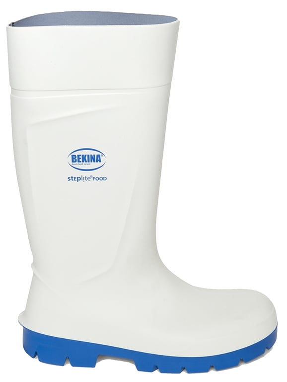 Bekina Steplite Food PU S4 veiligheidslaars wit blauw
