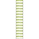Brady beschrijfbare labels kalibratie 38mm breed x16mm hoog 14st op kaart
