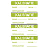Brady beschrijfbare labels kalibratie 38mm breed x16mm hoog 14st op kaart
