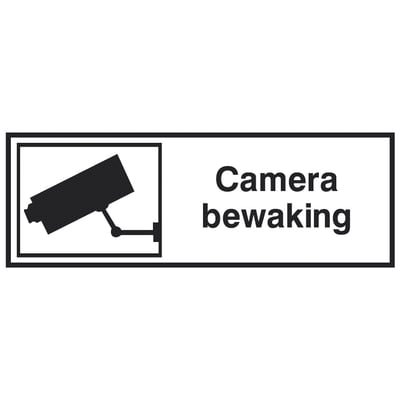Brady bordje "camerabewaking" STN891 450x150mm