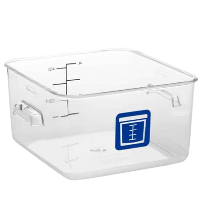 Rubbermaid vierkante container 3,8 ltr blauw