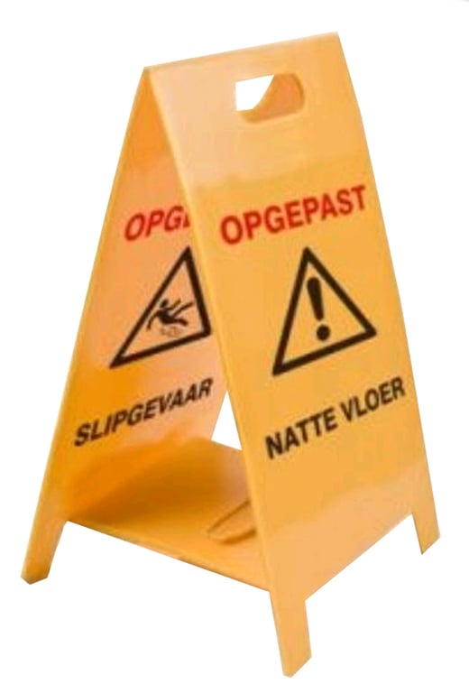 Brady floorstand "slipgevaar - natte vloer"