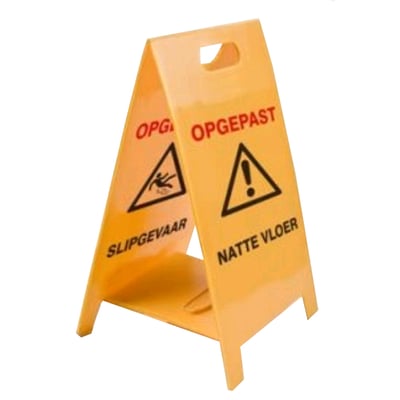 Brady floorstand "slipgevaar - natte vloer" 