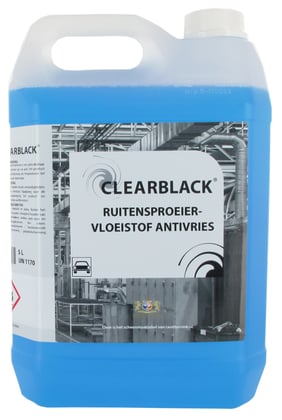ClearBlack Ruitensproeiervloeistof Antivries 5ltr