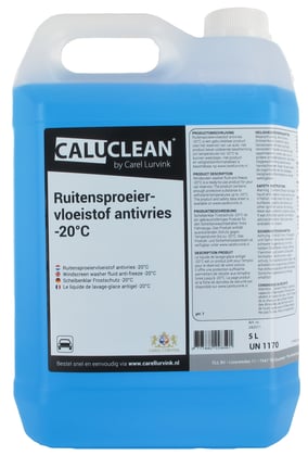CaluClean ruitensproeiervloeistof antivries -20 5ltr
