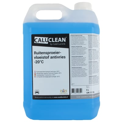 CaluClean ruitensproeiervloeistof antivries -20 5ltr