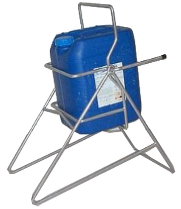 RVS jerrycan kantelaar
