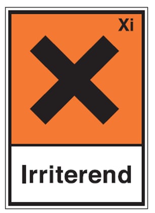 Brady Bordje identificatie gev.stof Iriterend-XI zelfklevend 52x74mm