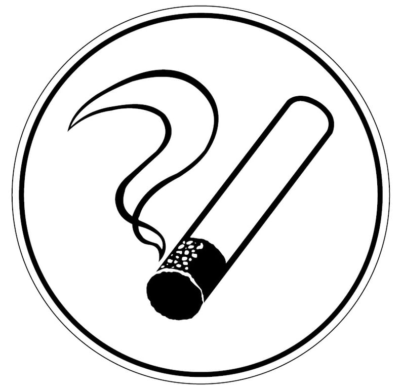Brady sign "roken toegestaan"