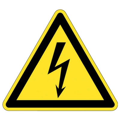 Brady bordje "Gevaarlijke elektrische spanning" PIC307 200