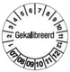 Brady Vervaldaglabels met tekst - Gekalibreerd 28 labels