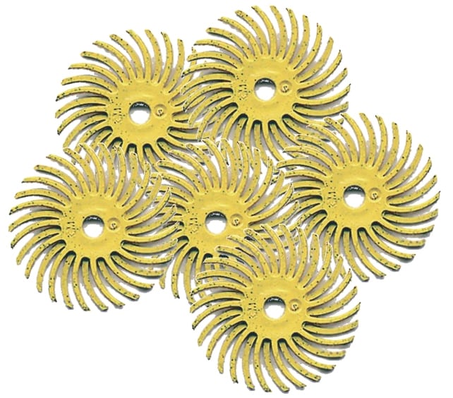 3M Scotch-Brite Radial Bristle Schijf TC stift RB-ZB geel