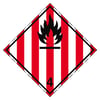 Brady vervoerspictogram sticker brandgevaar  
