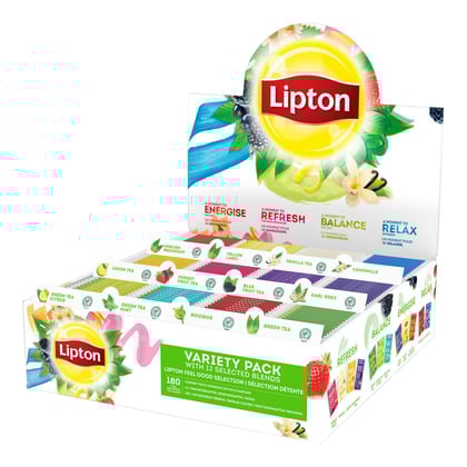 Lipton feel good selection thee 12 varianten assortimentsdoos 180st