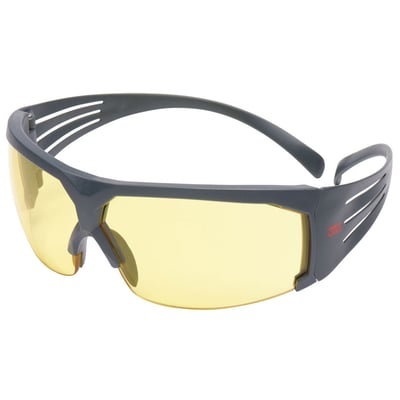 3M SecureFit 600 veiligheidsbril  amberkleurige glazen grijs montuur
