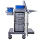 CALU TTS MediCare Compact schoonmaakwagen grijs Pre-Wet ready