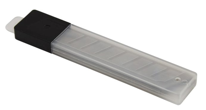 Reserve messen 18mm, in koker, 10 stuks per verpakking