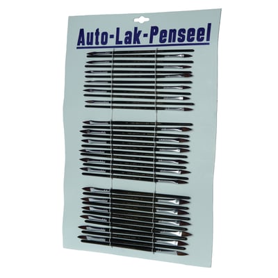 Kaart 36 autolakpenselen nr. 1-2-3 