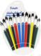 Schoolpenselen assortiment 24 st maat 1-6