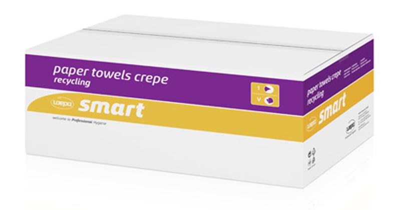 Satino Smart papieren handdoekjes C-vouw 1lgs recycled 25x31cm 4000st