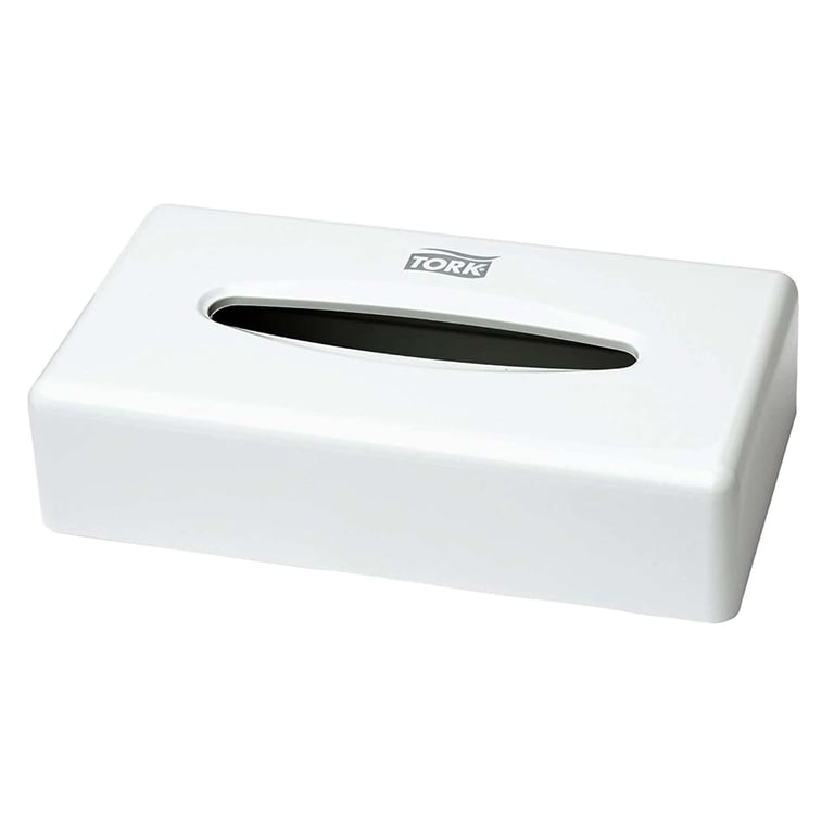 Tork kunststof dispenser wit voor facial tissues