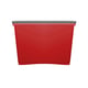 CALU TTS emmer vierkant met hendel 8ltr rood 
