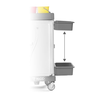 CALU TTS Kit voor Milaan zijde pan lift grijs 2st