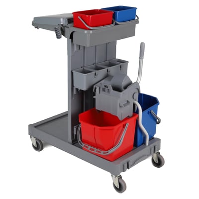 CALU TTS CleanLite schoonmaakwagen grijs 