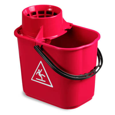 CALU TTS dweilemmer met pers 14ltr rood 