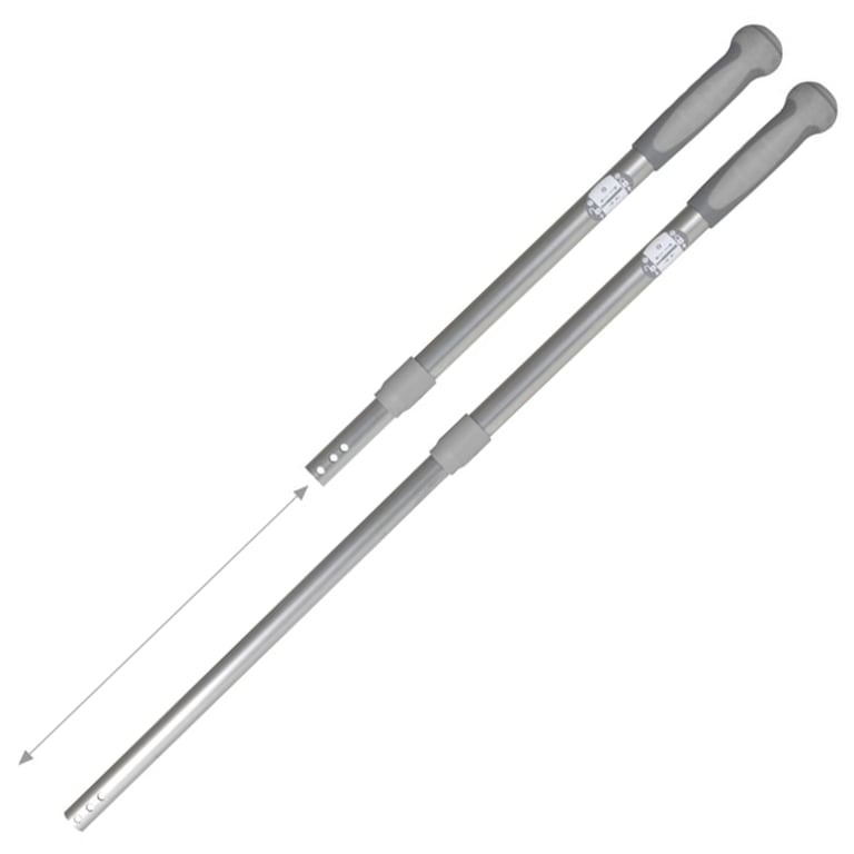 CALU TTS mini telescoopsteel grijs 56 tot 93cm